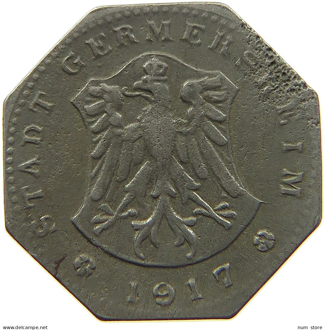 GERMERSHEIM 5 PFENNIG 1917  #MA 103455 - Autres & Non Classés