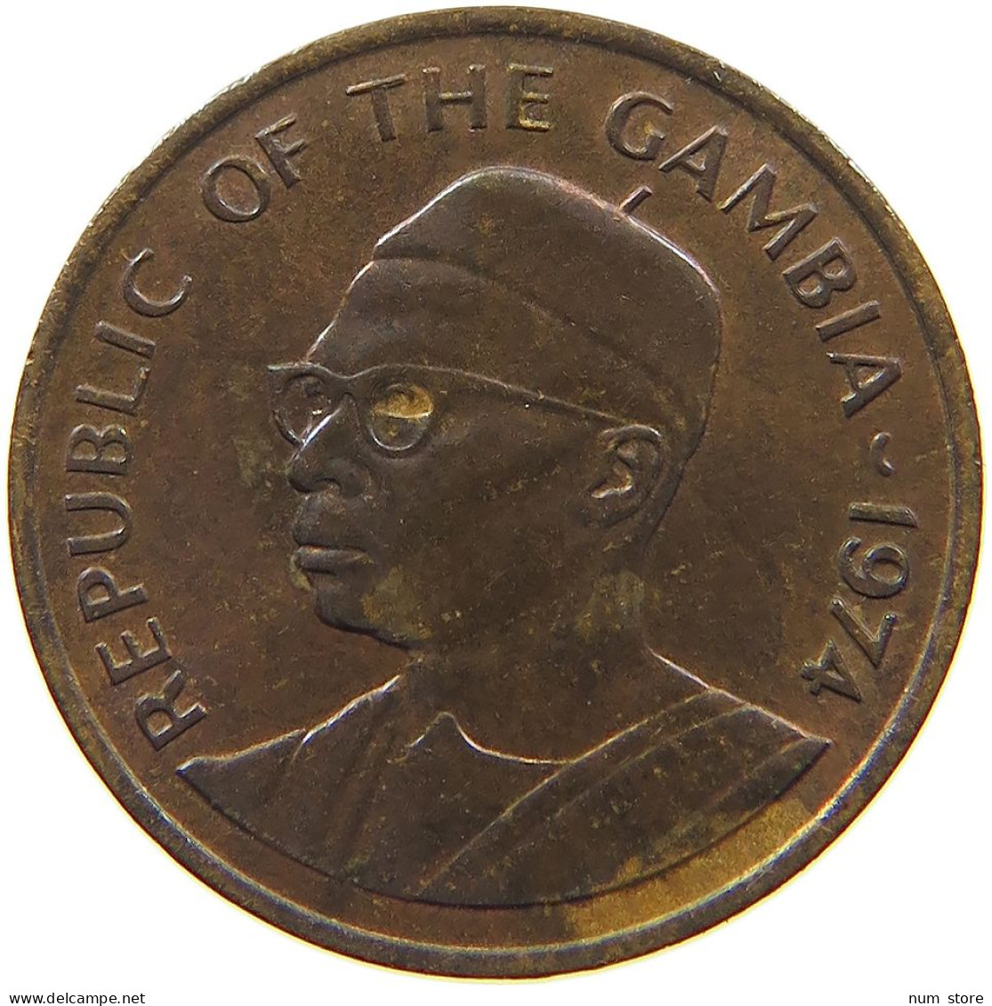 GAMBIA BUTUT 1974  #MA 067449 - Gambie