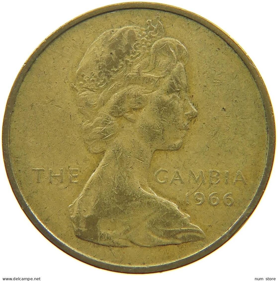 GAMBIA 3 PENCE 1966  #MA 067448 - Gambie