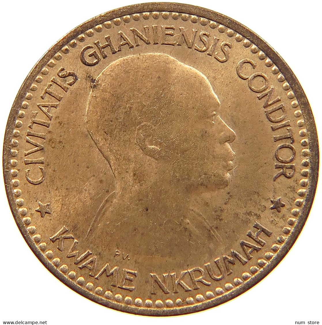 GHANA 1/2 PENNY 1958  #MA 100875 - Ghana