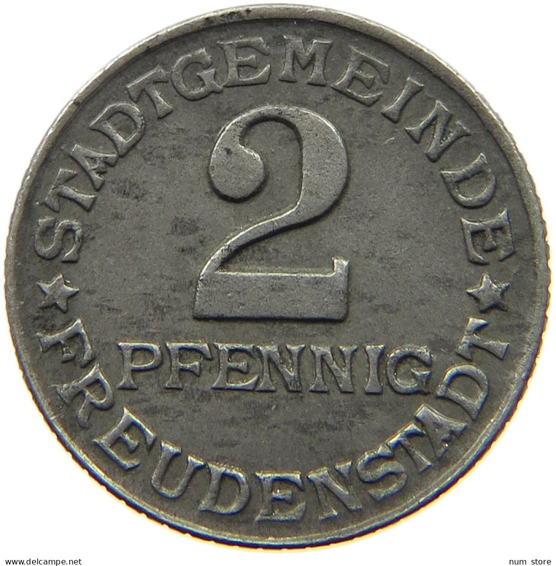 FREUDENSTADT 2 PFENNIG 1920 STADT FREUDENSTADT #MA 004021 - Autres & Non Classés