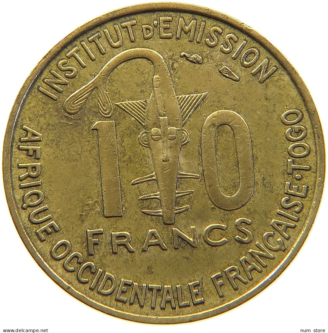 FRENCH WEST AFRICA 10 FRANCS 1957  #MA 065286 - Frans-West-Afrika