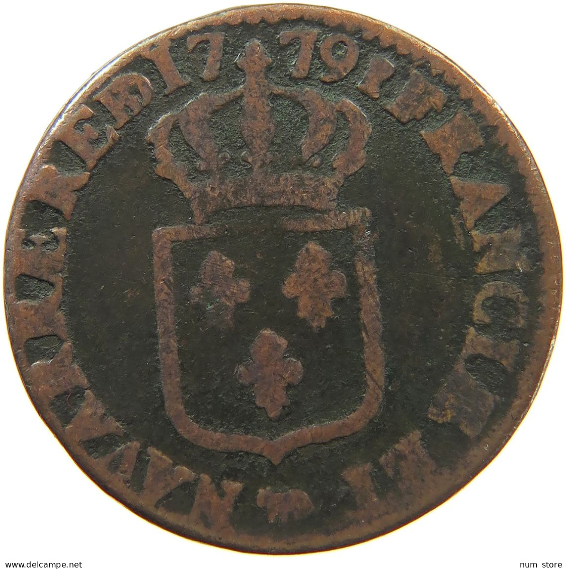 FRANCE SOL 1779 PAU LOUIS XVI. (1774-1793) #MA 102035 - 1774-1791 Ludwig XVI.