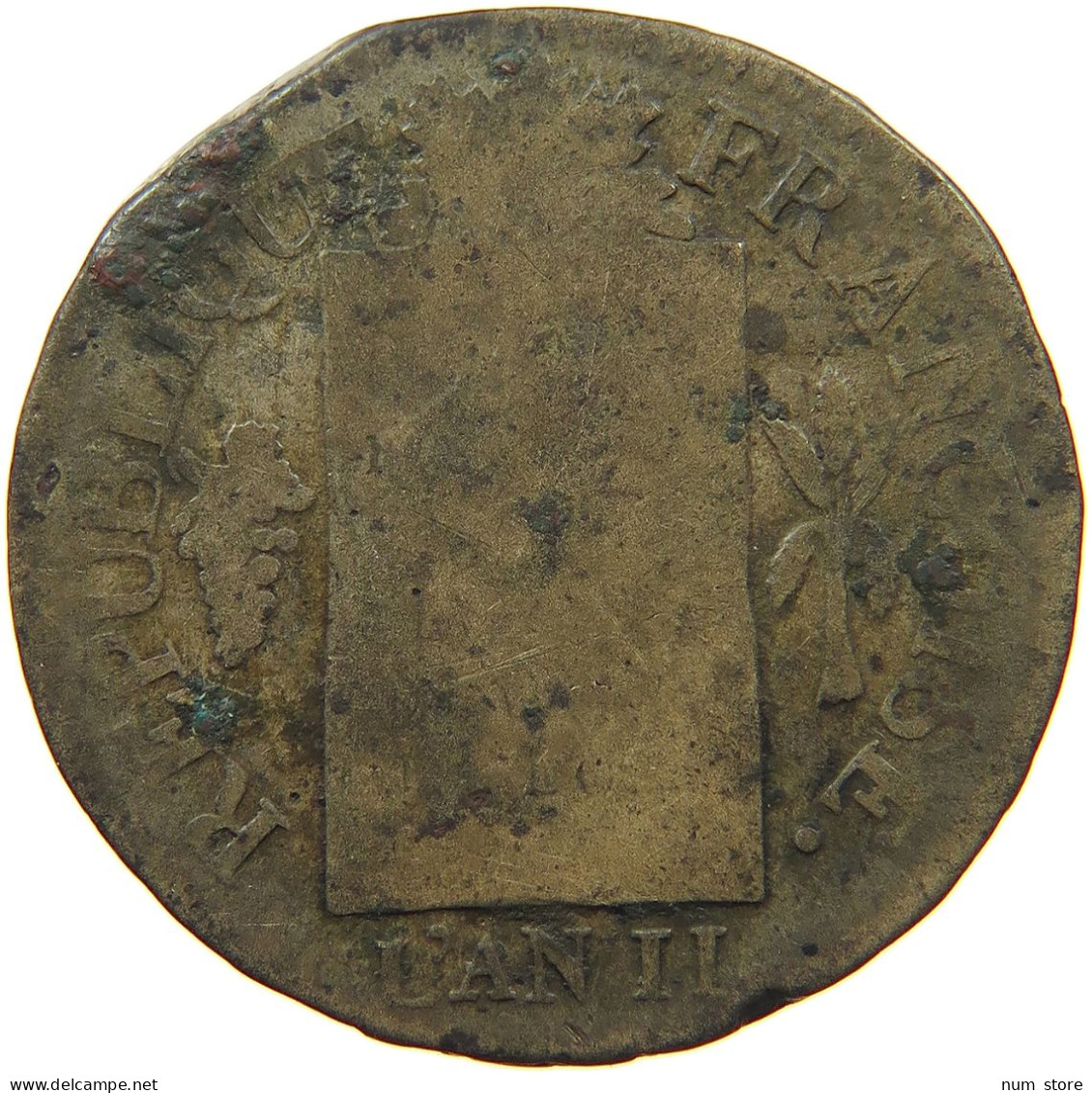 FRANCE SOL 1793 BB LOUIS XVI. (1774-1793) #MA 102036 - 1791-1792 Constitution (An I)