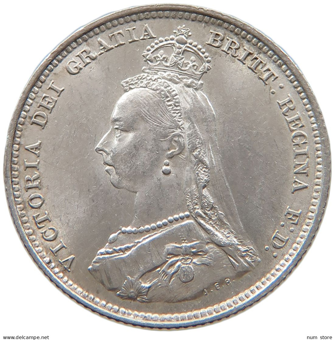 GREAT BRITAIN SHILLING 1887 VICTORIA 1837-1901 #MA 105101 - I. 1 Shilling