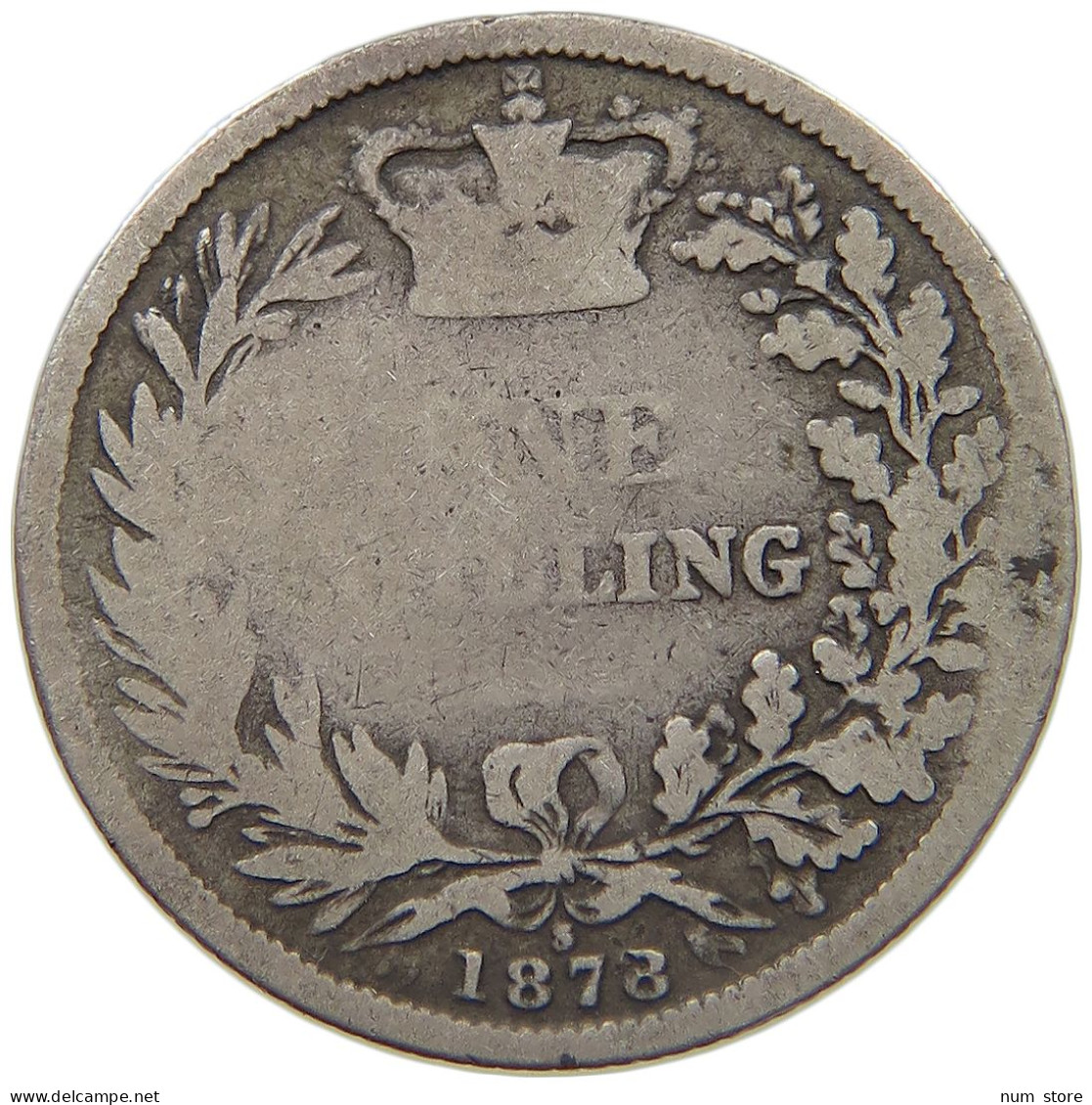 GREAT BRITAIN SHILLING 1878 VICTORIA 1837-1901 #MA 023314 - I. 1 Shilling