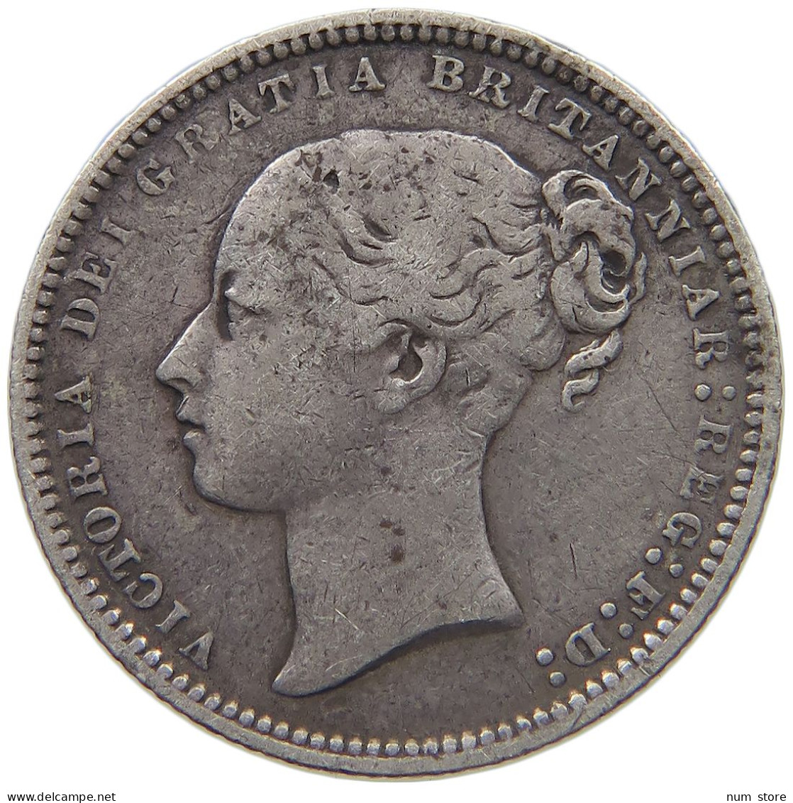 GREAT BRITAIN SHILLING 1874 VICTORIA 1837-1901 #MA 022942 - I. 1 Shilling