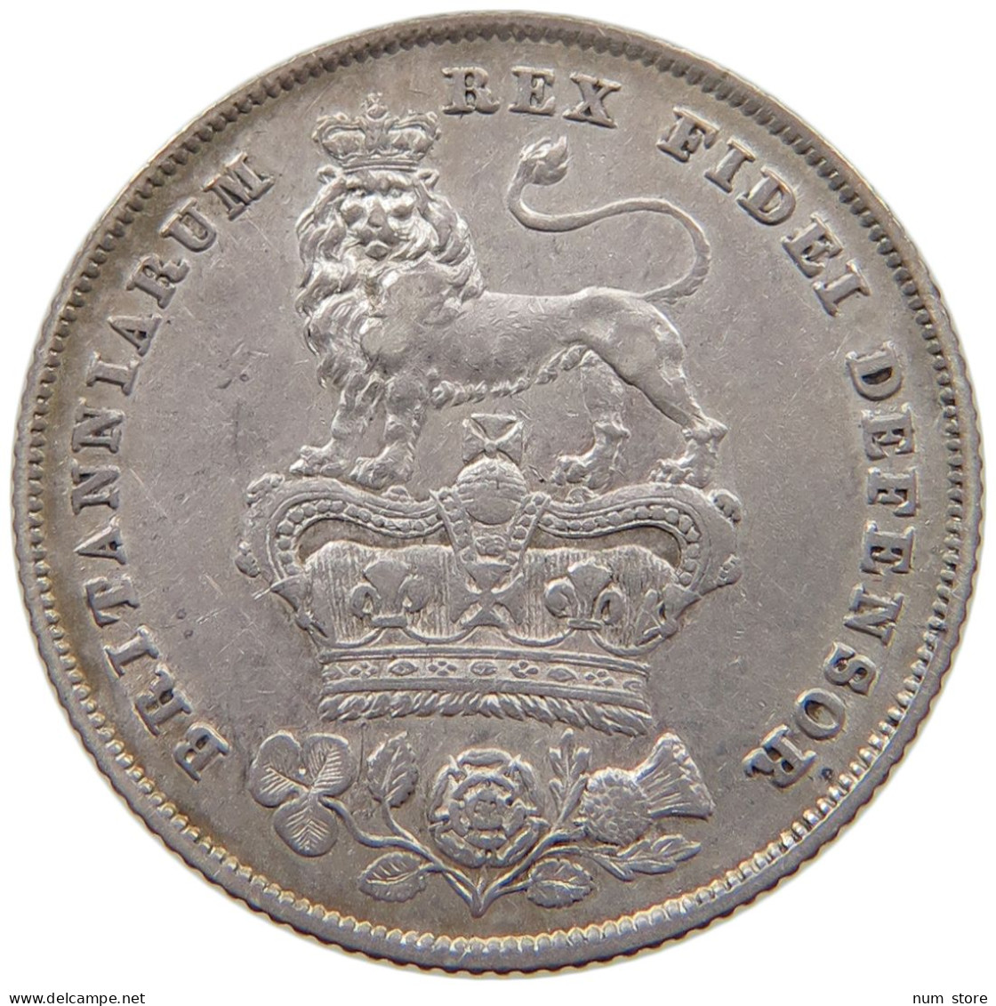 GREAT BRITAIN SHILLING 1826 GEORGE IV. (1820 - 1830) #MA 004718 - I. 1 Shilling