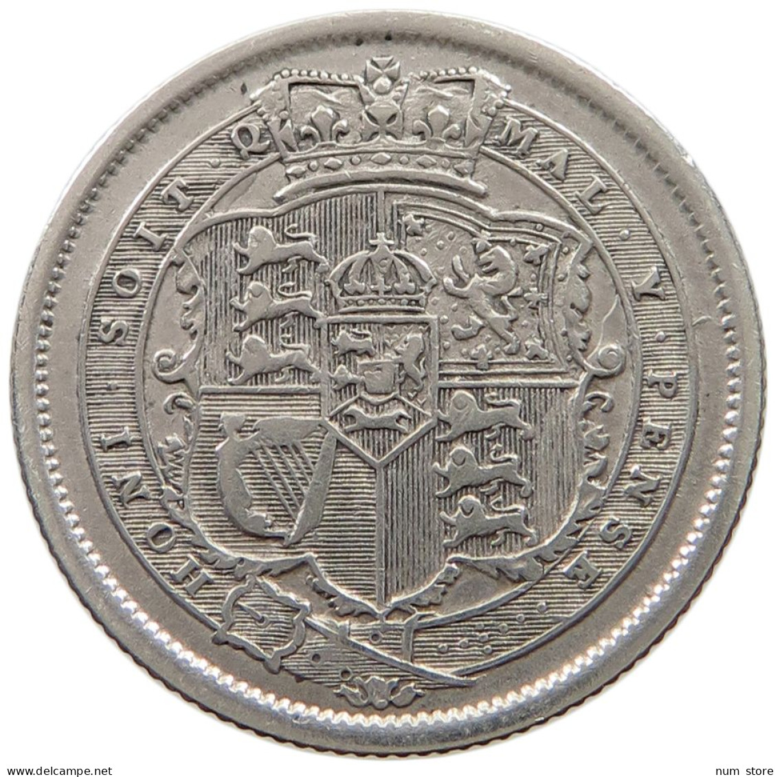 GREAT BRITAIN SHILLING 1817 GEORGE III. 1760 - 1820. #MA 002205 - I. 1 Shilling