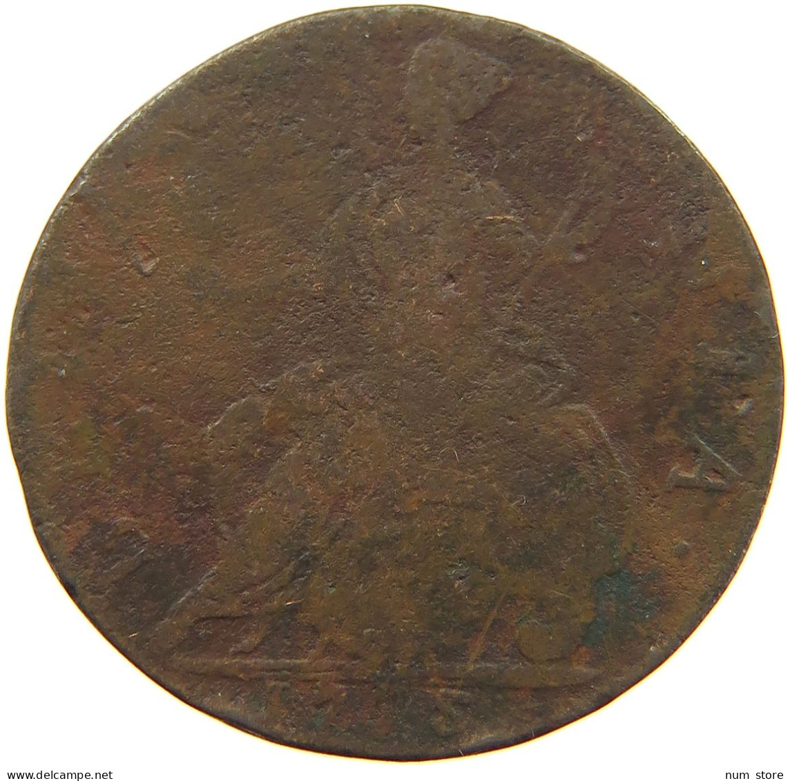 GREAT BRITAIN PENNY EVASION 1775 GEORGE III. 1760-1820 EVASION #MA 067757 - C. 1 Penny