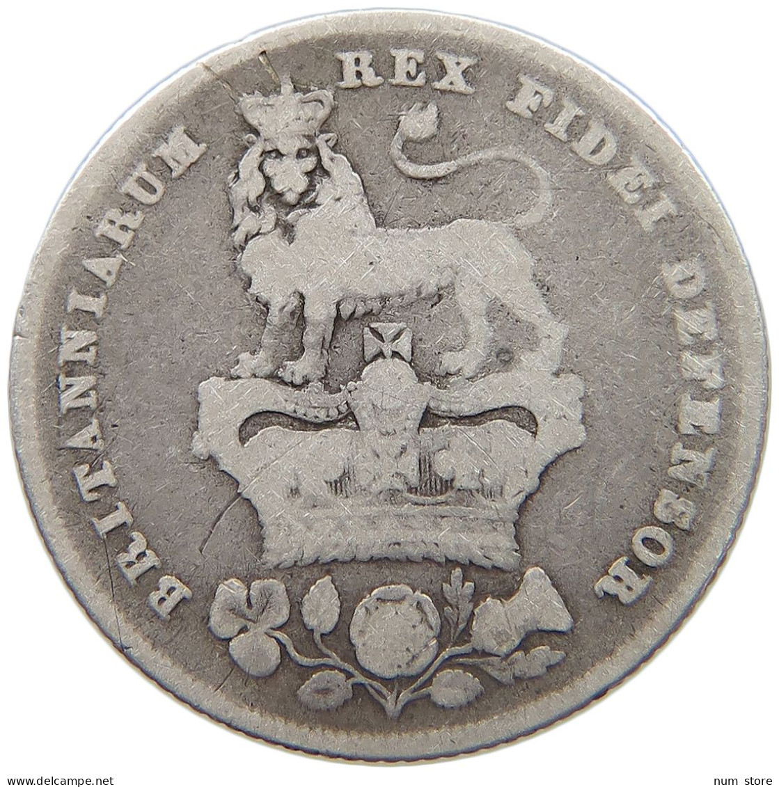 GREAT BRITAIN SHILLING 1826 GEORGE IV. (1820-1830) #MA 023409 - I. 1 Shilling