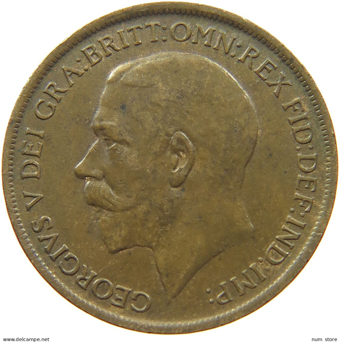 GREAT BRITAIN PENNY 1912 GEORGE V. (1910-1936) #MA 101835 - D. 1 Penny