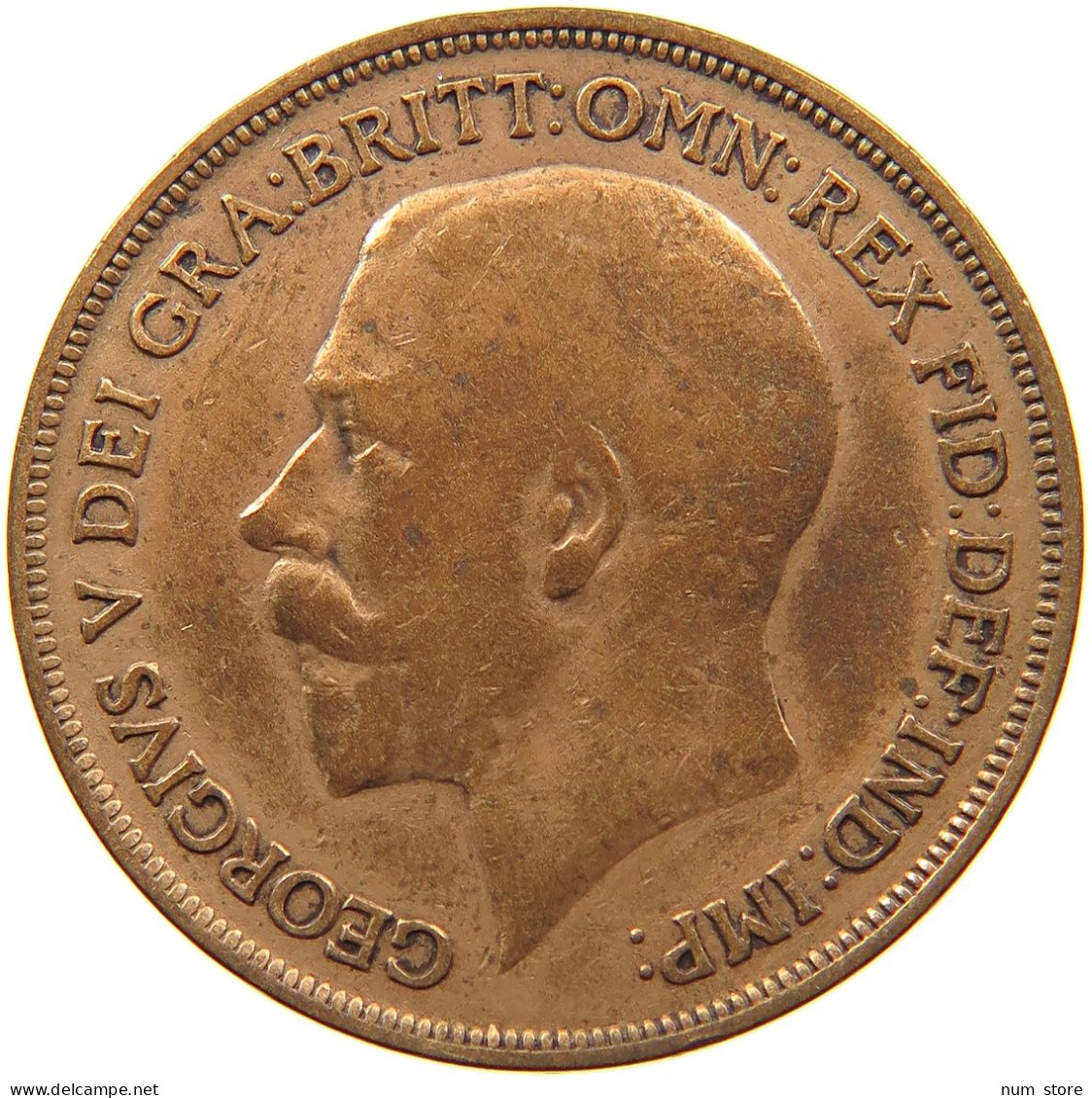GREAT BRITAIN PENNY 1913 GEORGE V. (1910-1936) #MA 101827 - D. 1 Penny