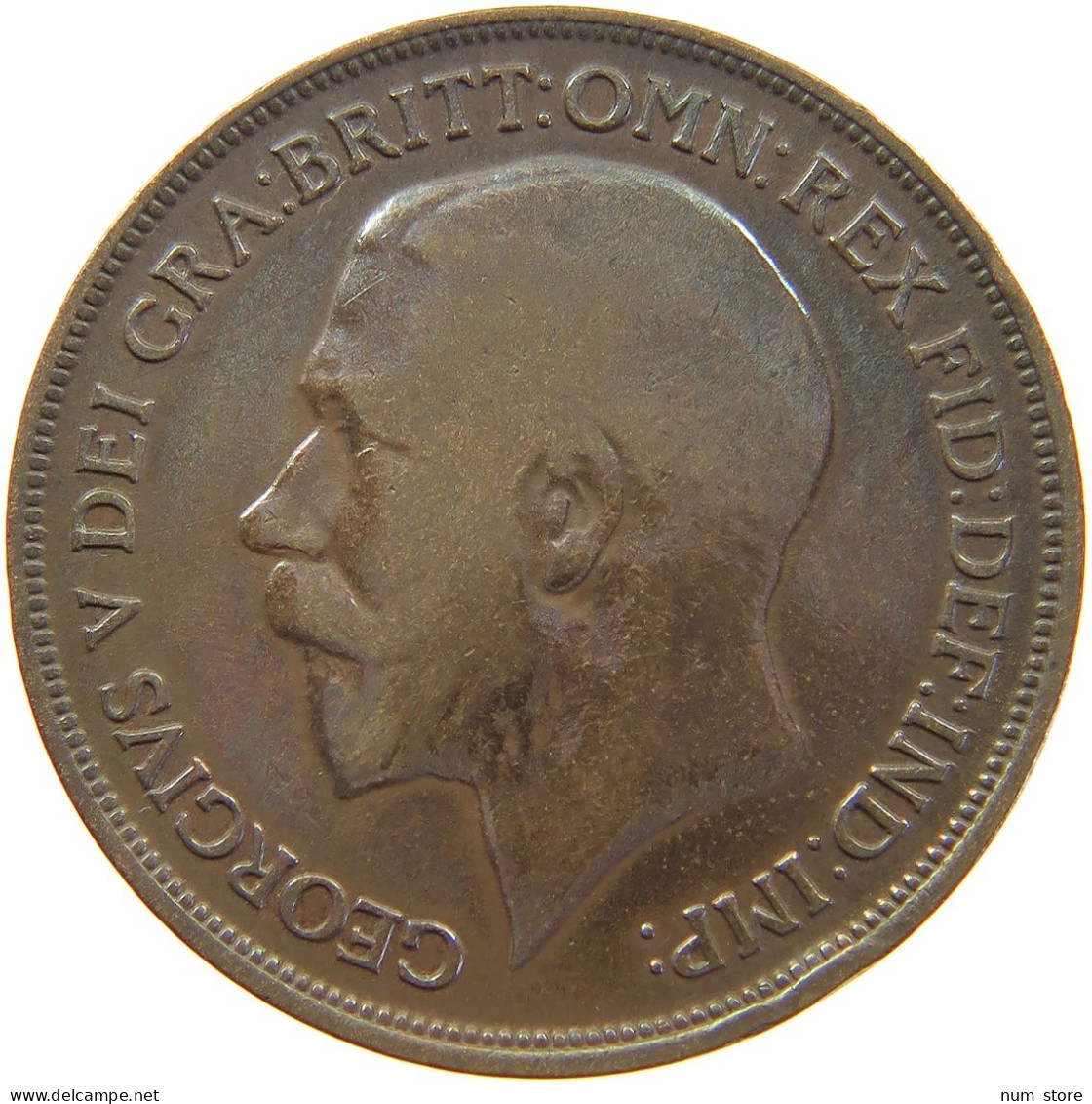 GREAT BRITAIN PENNY 1913 GEORGE V. (1910-1936) #MA 063497 - D. 1 Penny