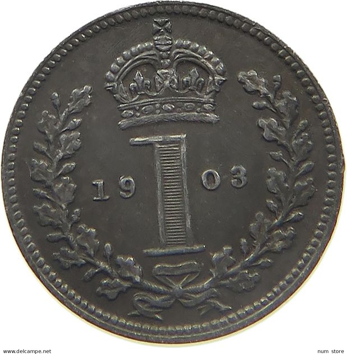 GREAT BRITAIN PENNY 1903 EDWARD VII., 1901 - 1910 #MA 023059 - D. 1 Penny