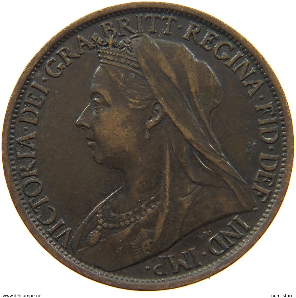 GREAT BRITAIN PENNY 1899 VICTORIA 1837-1901 #MA 101844 - D. 1 Penny