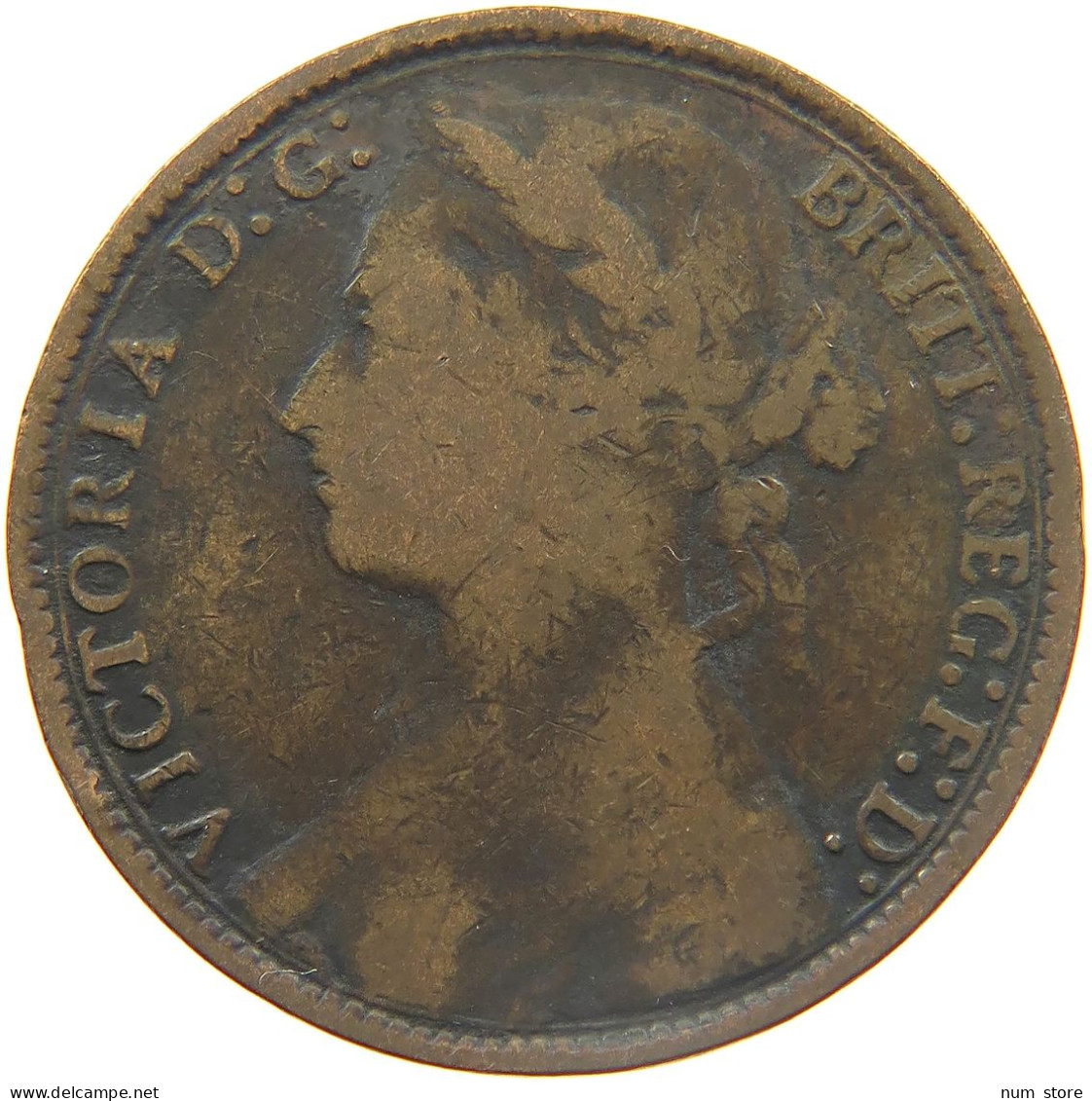 GREAT BRITAIN PENNY 1879 VICTORIA 1837-1901 #MA 023276 - D. 1 Penny