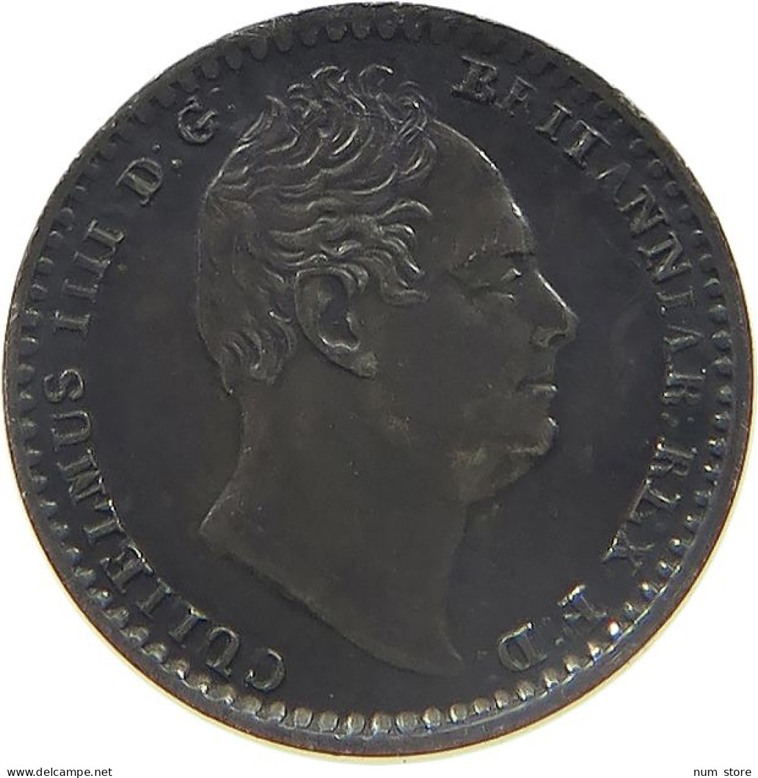 GREAT BRITAIN PENNY 1837 WILLIAM IV. (1830-1837) #MA 023021 - D. 1 Penny