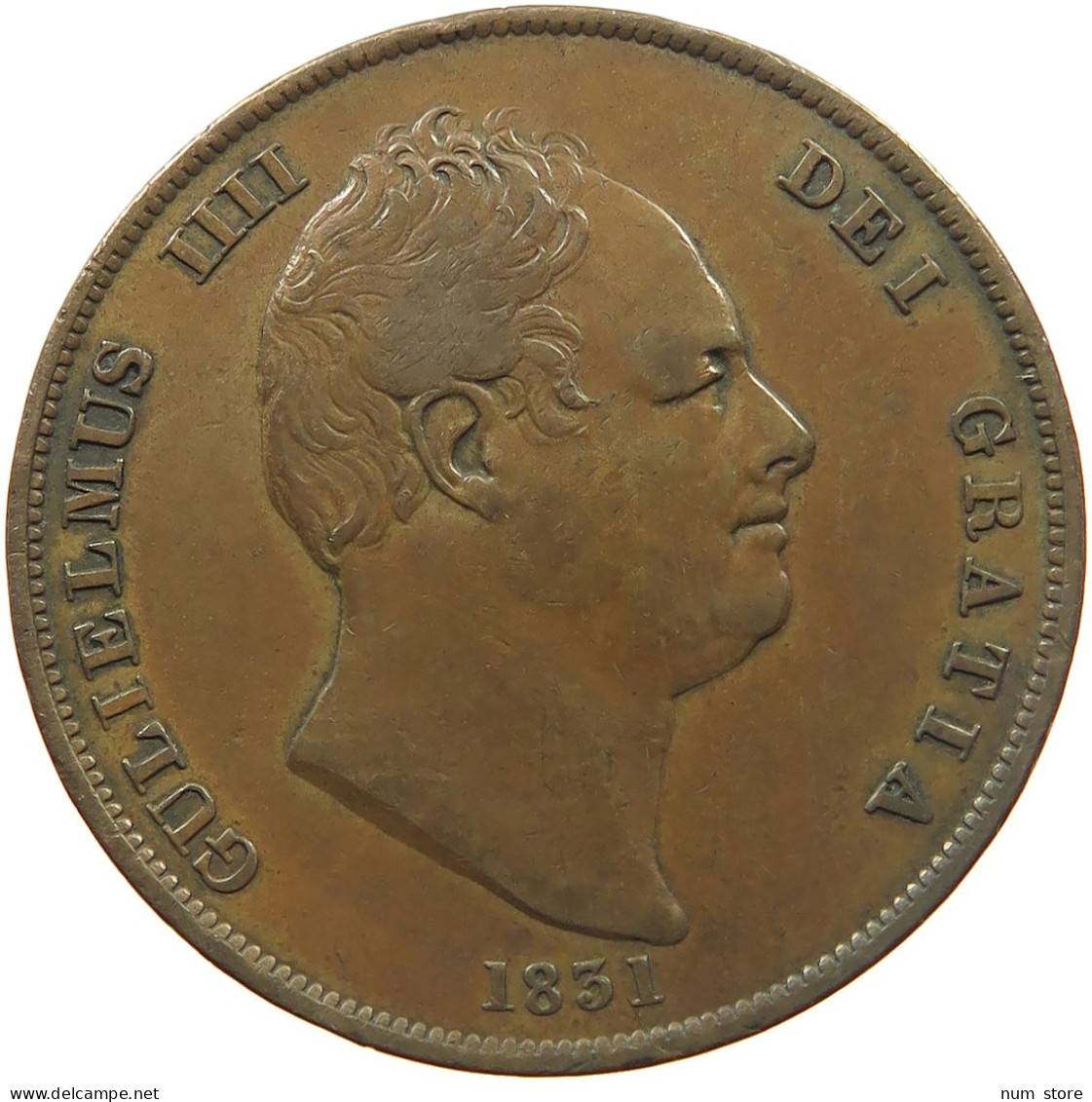GREAT BRITAIN PENNY 1831 WILLIAM IV. (1830-1837) #MA 023027 - D. 1 Penny