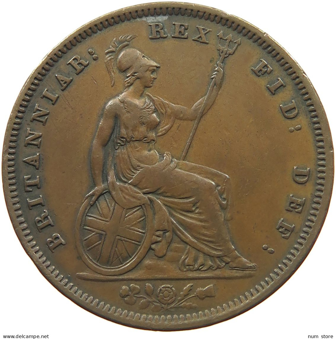 GREAT BRITAIN PENNY 1831 WILLIAM IV. (1830-1837) #MA 023027 - D. 1 Penny