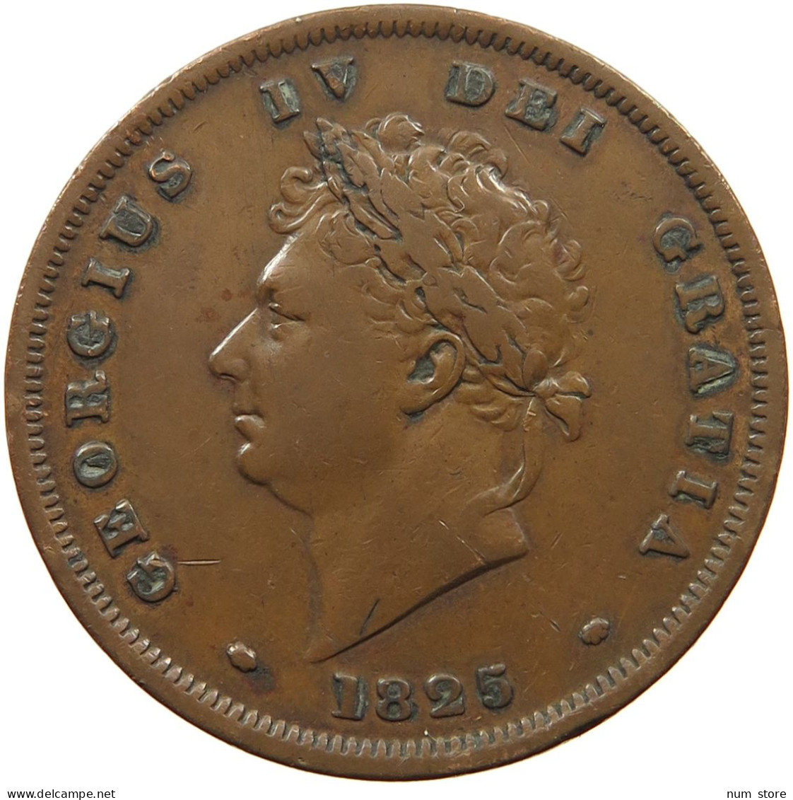 GREAT BRITAIN PENNY 1825 GEORGE IV. #MA 009653 - D. 1 Penny
