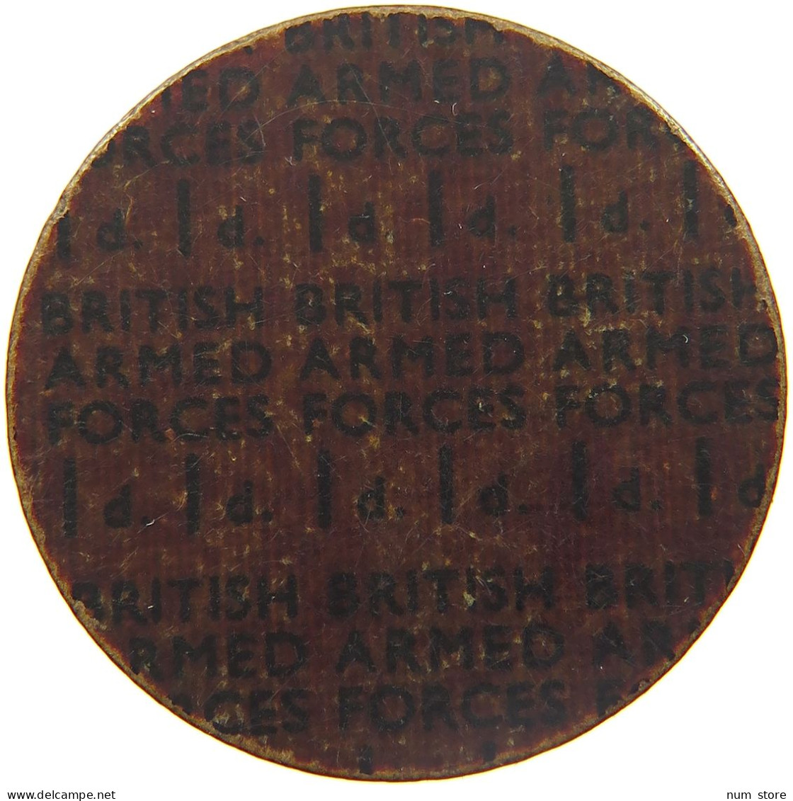 GREAT BRITAIN PENNY  BRITISH ARMED FORCES #MA 024050 - D. 1 Penny