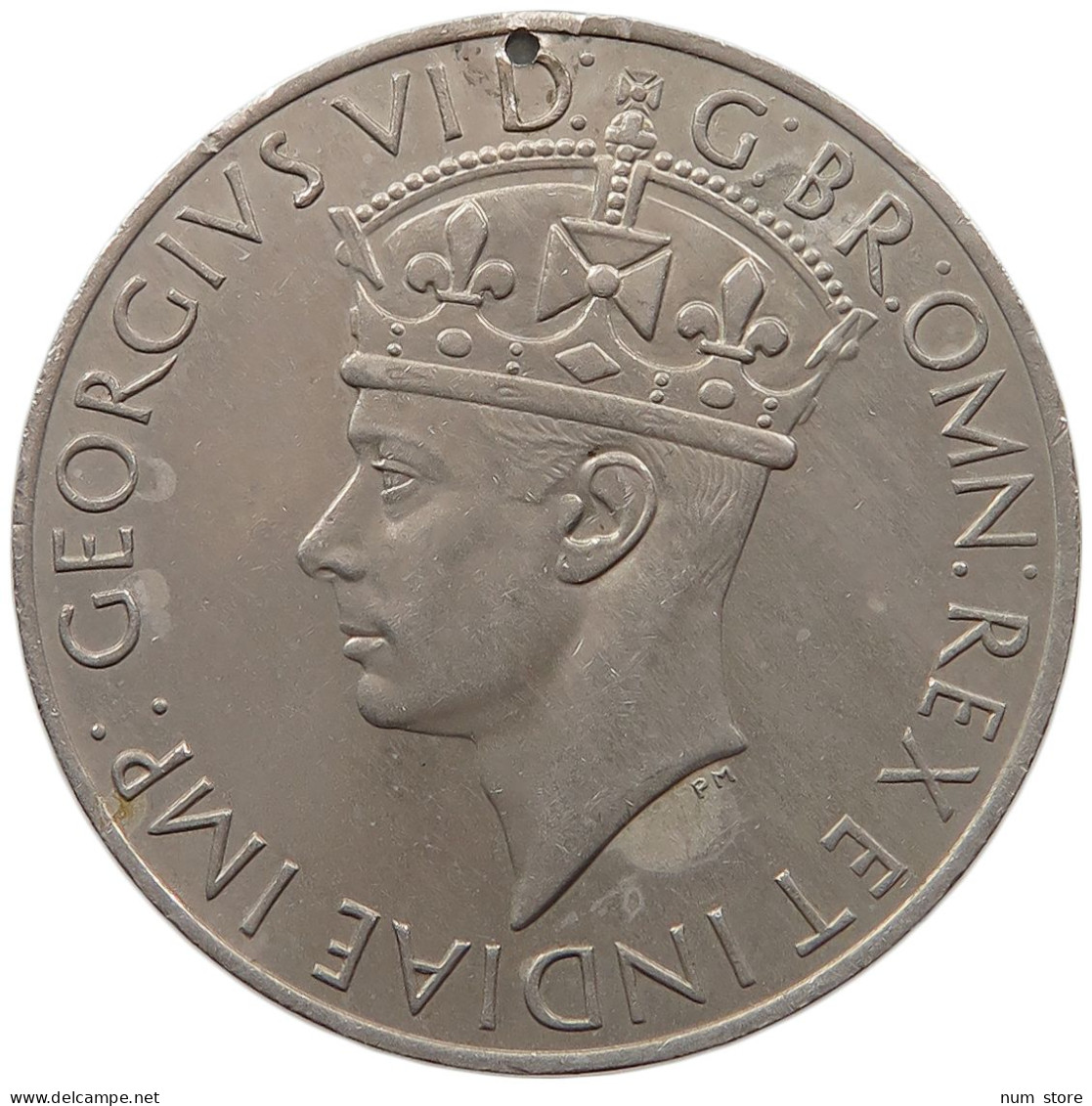 GREAT BRITAIN MEDAL 19391945 GEORGE VI. (1936-1952) WWII SERVICE VICTORY MEDAL, LION, TWO-HEADED #MA 073152 - Altri & Non Classificati