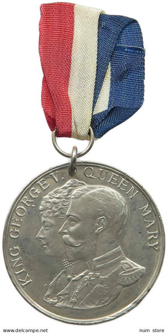 GREAT BRITAIN MEDAL 1935 SILVER JUBILEE GEORGE V. QUEEN MARY #MA 024130 - Andere & Zonder Classificatie