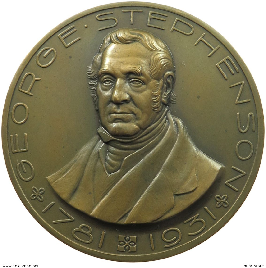 GREAT BRITAIN MEDAILLE 1931 GEORGE STEPHENSON, 1931, GOOR #MA 014232 - Other & Unclassified