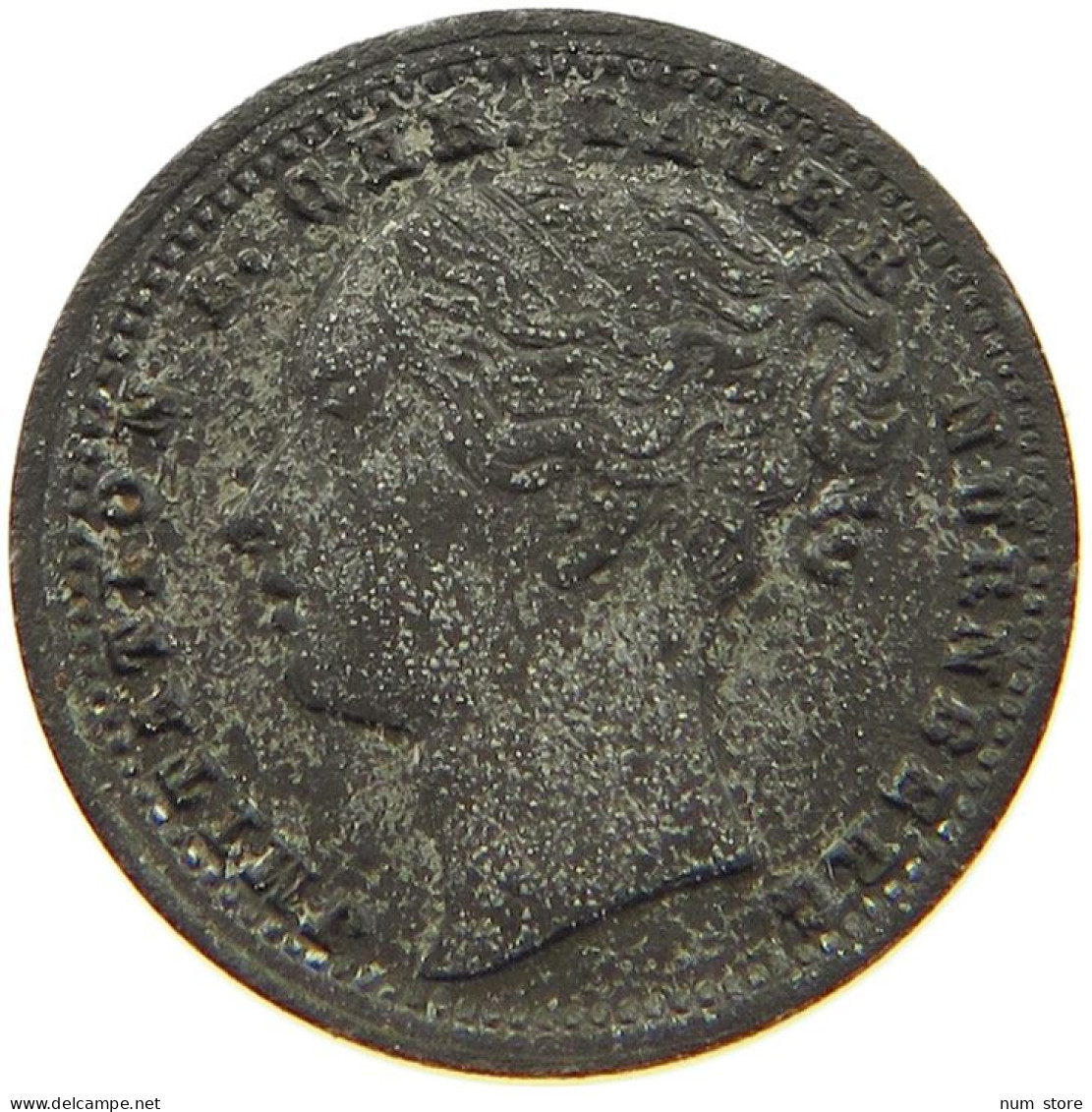 GREAT BRITAIN JETON LAUER VICTORIA (1837-1901) EISEN 4 PENCE #MA 002316 - Andere & Zonder Classificatie