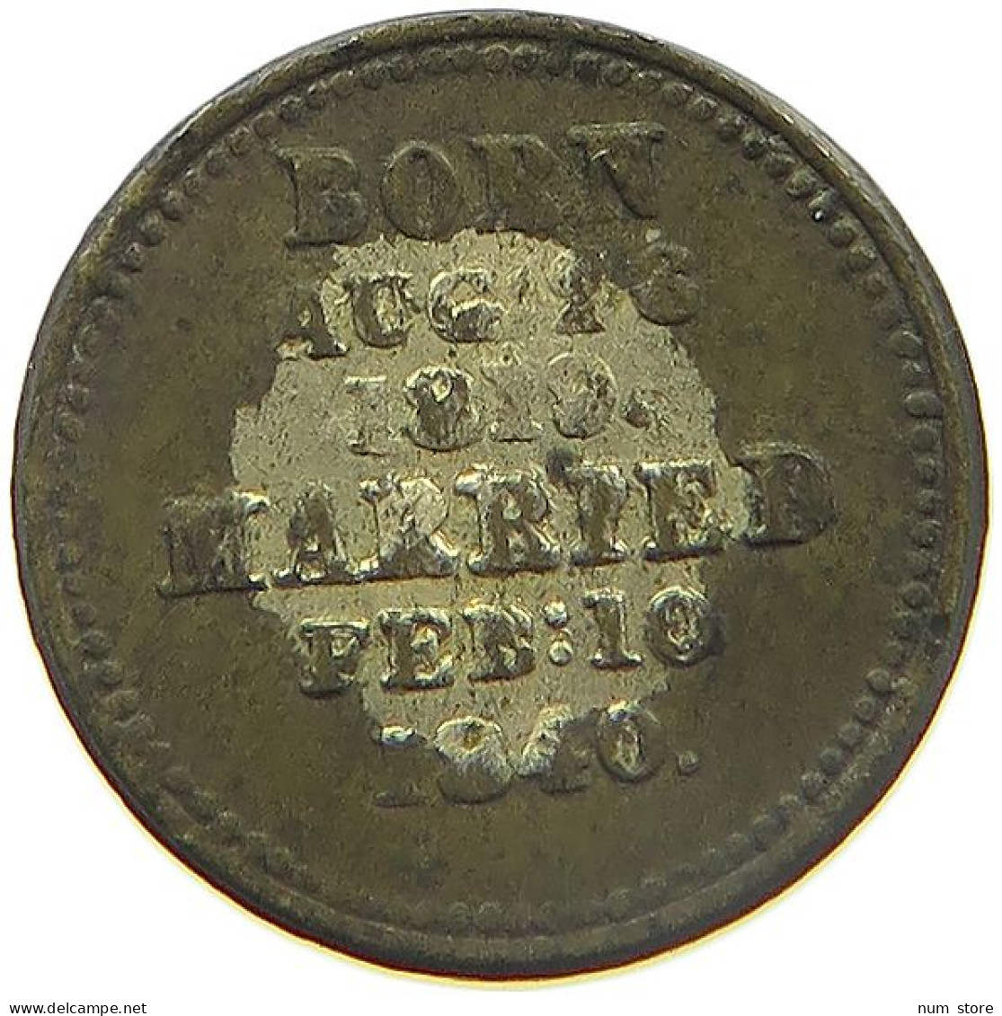 GREAT BRITAIN JETON 1840 PRINCE ALBERT #MA 023426 - Other & Unclassified