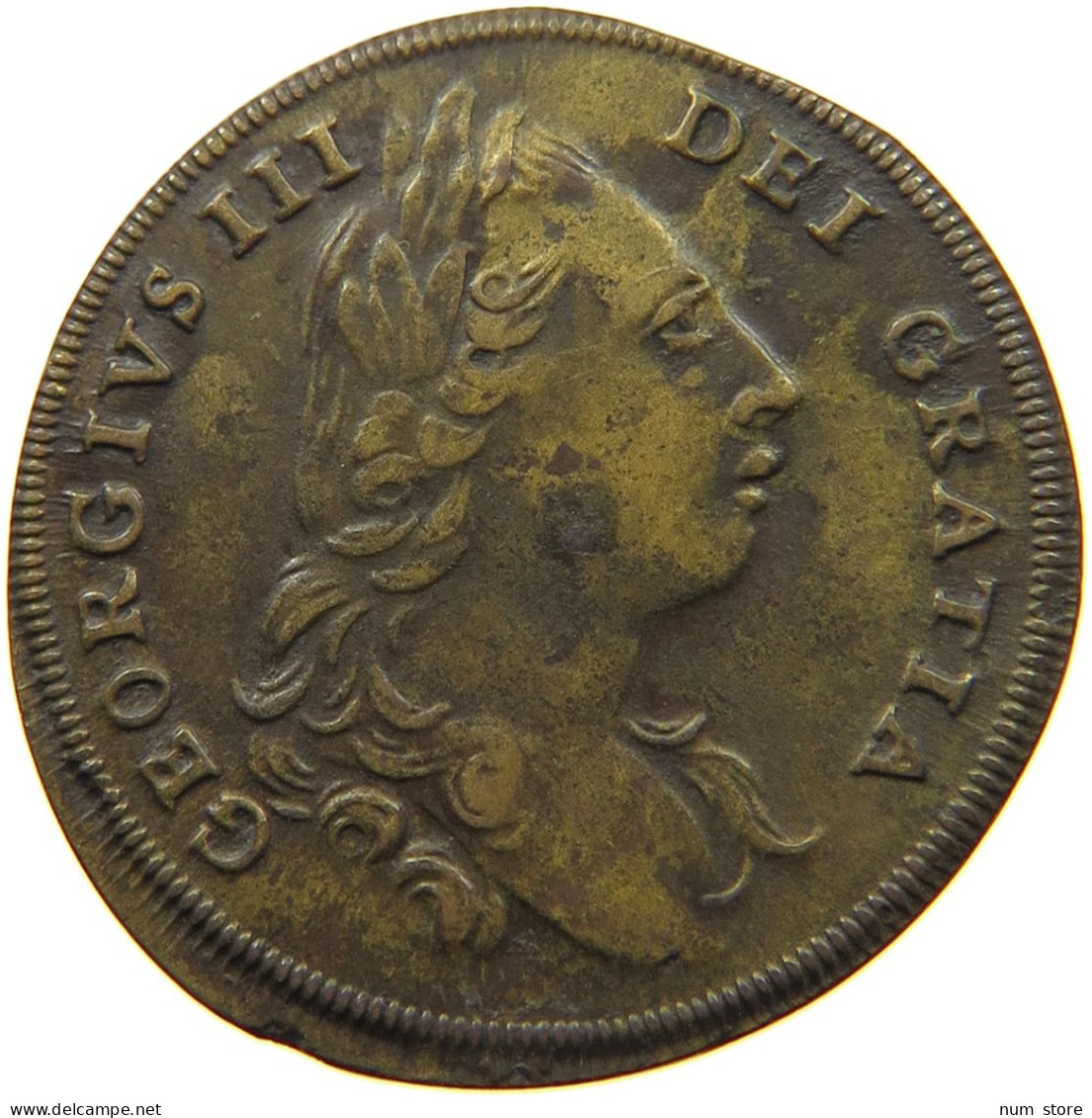 GREAT BRITAIN JETON 1783 GEORGE III. 1760-1820 #MA 015606 - Andere & Zonder Classificatie