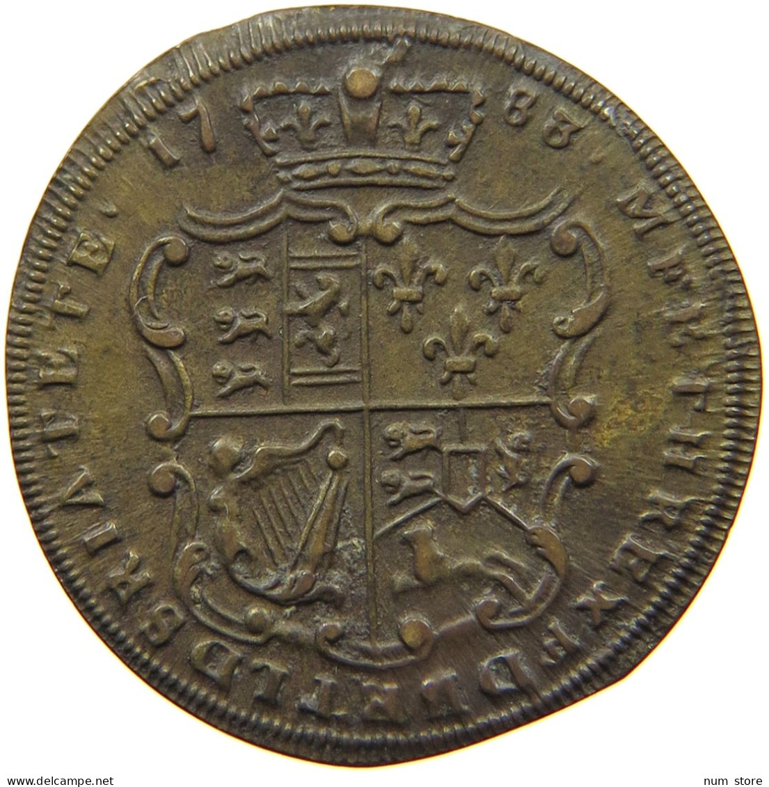 GREAT BRITAIN JETON 1783 GEORGE III. 1760-1820 #MA 015606 - Andere & Zonder Classificatie