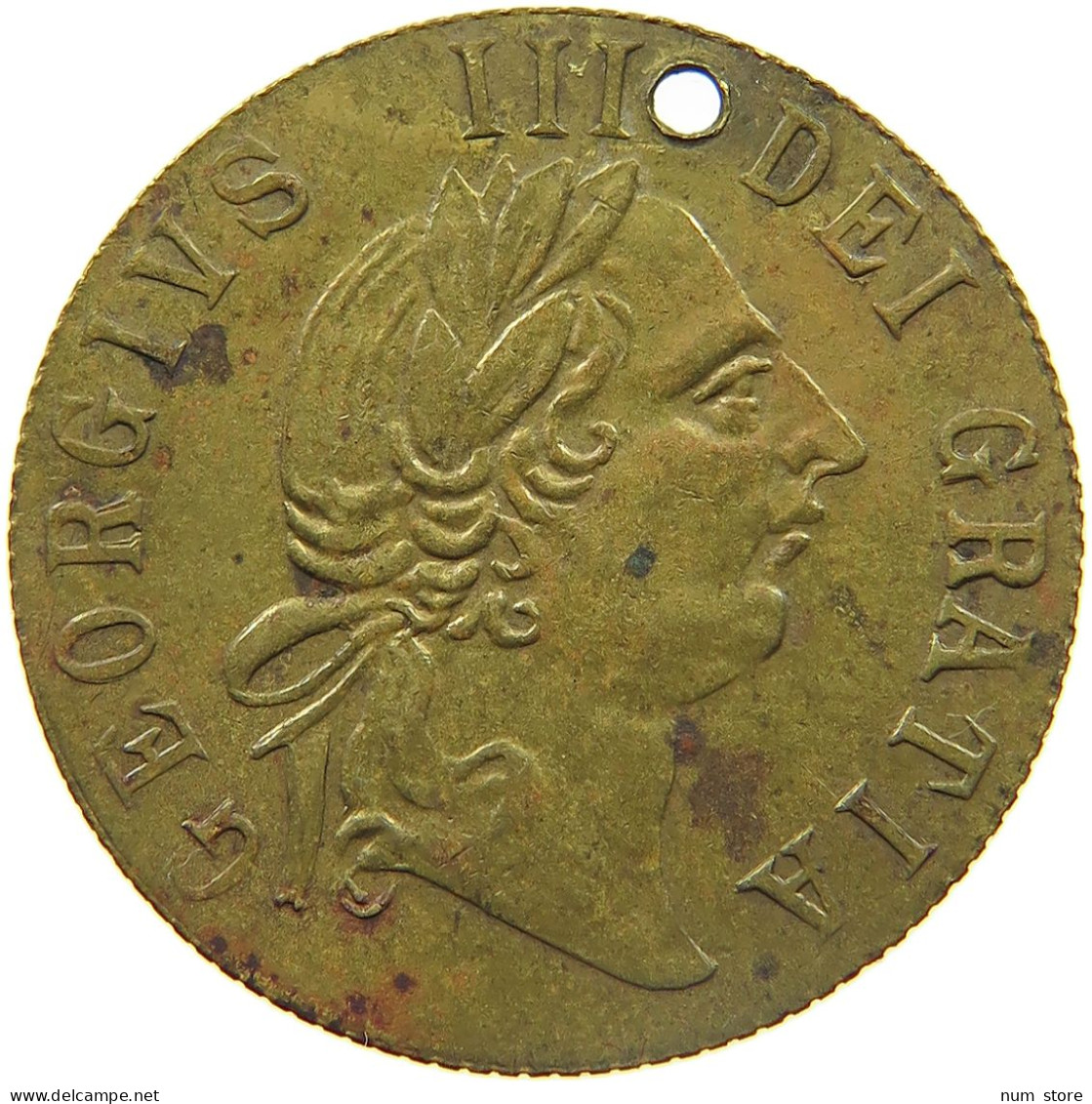 GREAT BRITAIN JETON 1790 GEORGE III. 1760-1820 #MA 023806 - Andere & Zonder Classificatie