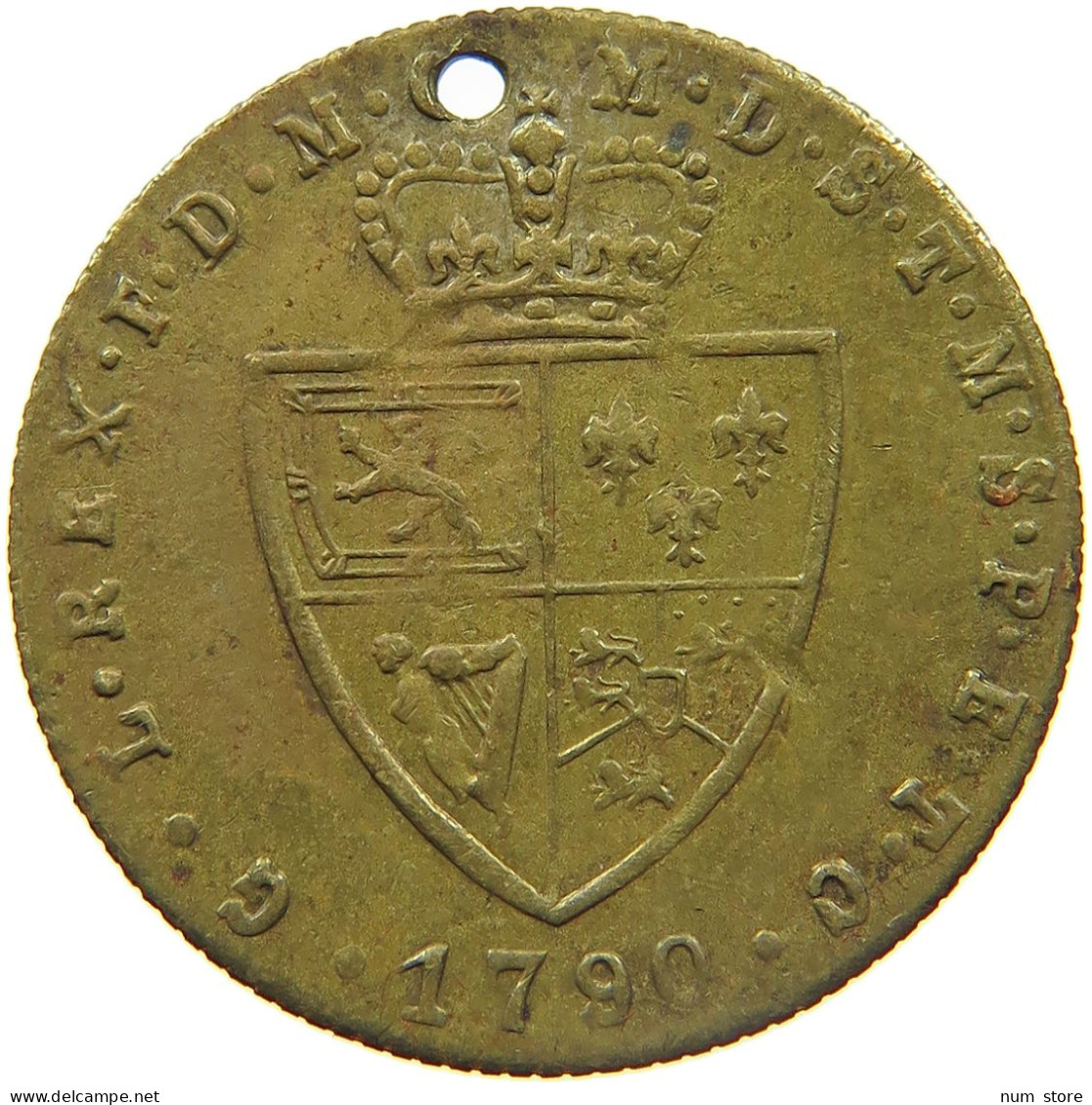 GREAT BRITAIN JETON 1790 GEORGE III. 1760-1820 #MA 023806 - Otros & Sin Clasificación