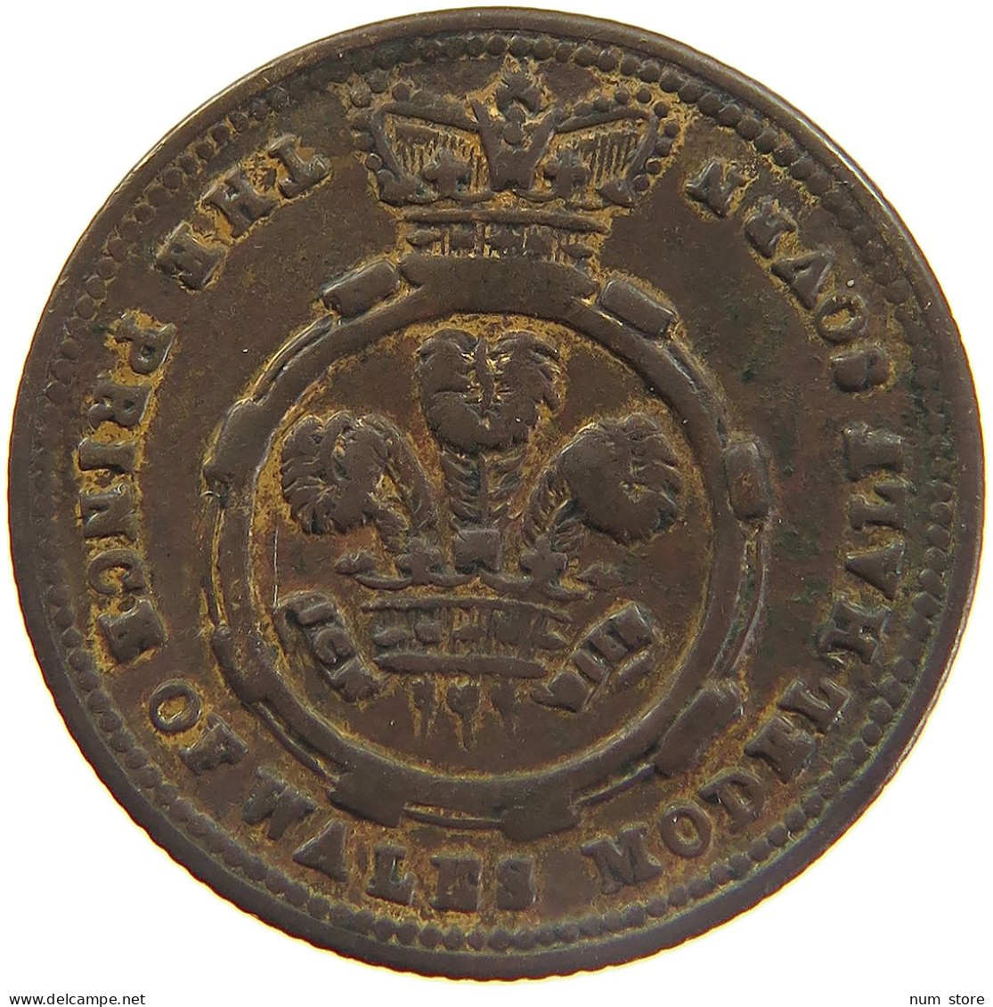 GREAT BRITAIN JETON  VICTORIA 1837-1901 MODEL TOKEN #MA 023418 - Other & Unclassified