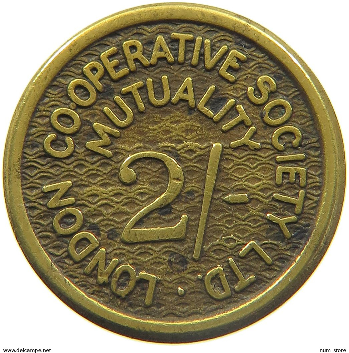 GREAT BRITAIN JETON  LONDON COOPERATIVE SOCIETY MUTUALITY 2 /- #MA 023434 - Altri & Non Classificati