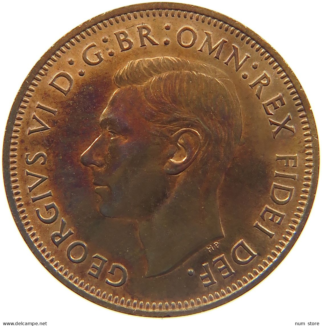 GREAT BRITAIN HALFPENNY 1951 GEORGE VI. (1936-1952) #MA 023359 - K. 1/2 Crown