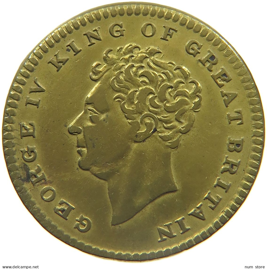 GREAT BRITAIN JETON 1830 GEORGE IV. (1820-1830) BORN 1762 DIED 1830 #MA 023430 - Other & Unclassified