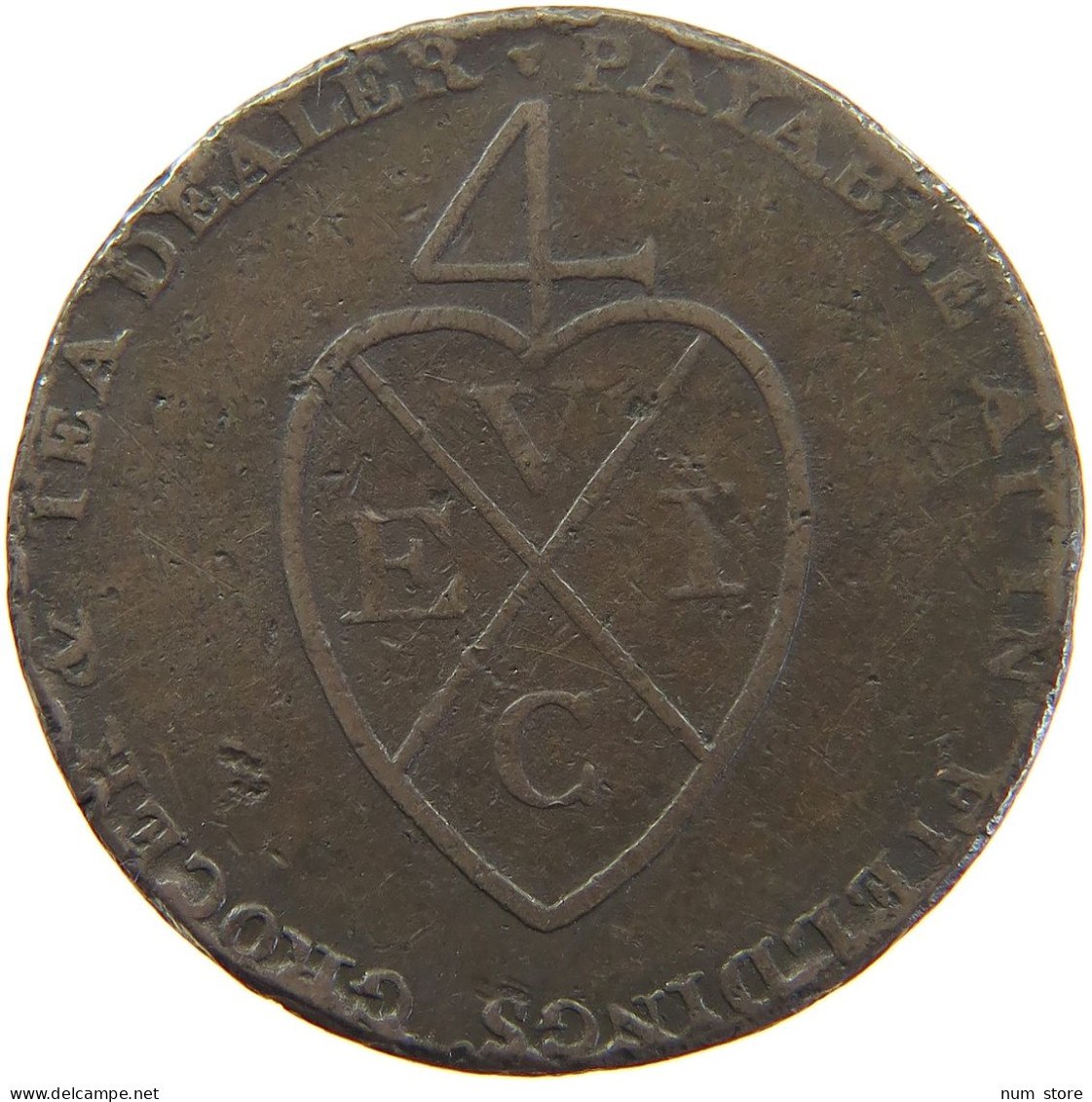 GREAT BRITAIN HALFPENNY 1793 MANCHESTER #MA 065019 - I. 1/2 Crown