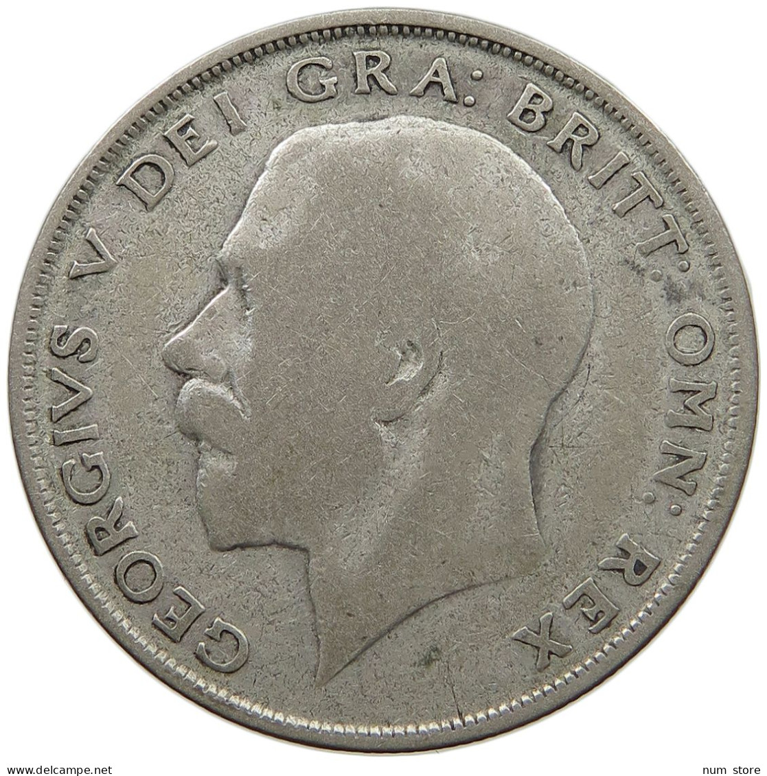 GREAT BRITAIN HALFCROWN 1922 GEORGE V. (1910-1936) #MA 023337 - K. 1/2 Crown
