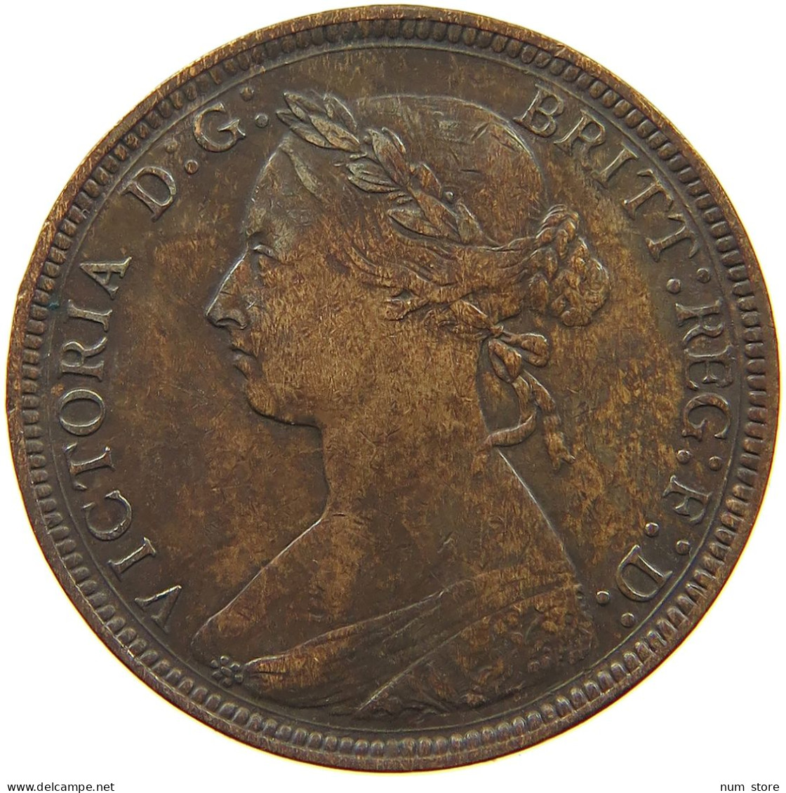 GREAT BRITAIN HALF PENNY 1885 VICTORIA 1837-1901 #MA 021750 - A. 1/4 - 1/3 - 1/2 Farthing