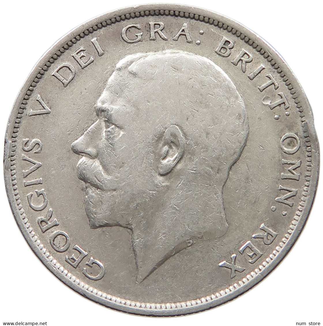 GREAT BRITAIN HALFCROWN 1917 GEORGE V. (1910-1936) #MA 023335 - K. 1/2 Crown