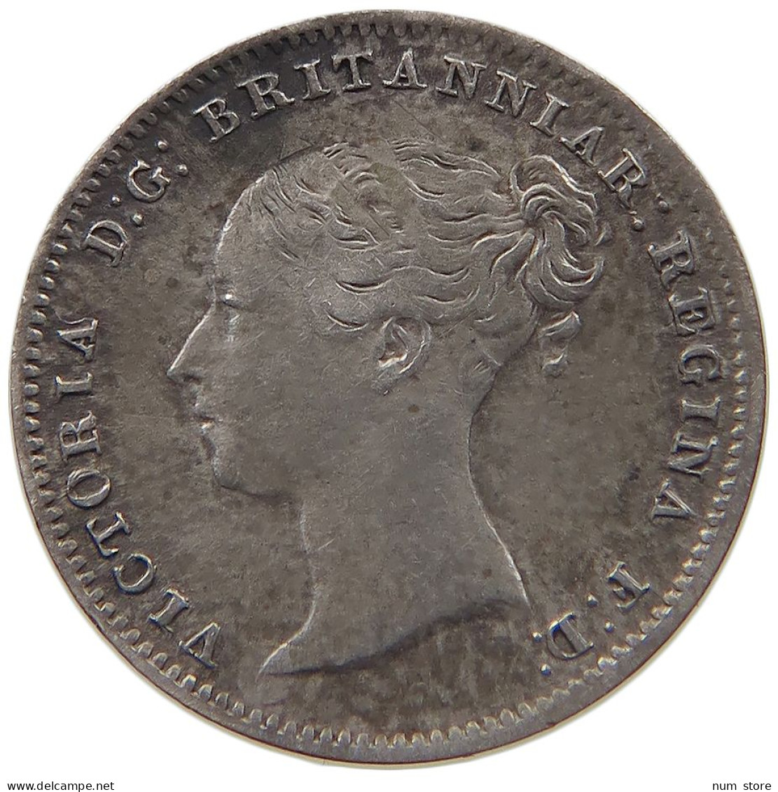 GREAT BRITAIN FOURPENCE 1854 VICTORIA 1837-1901 #MA 022956 - G. 4 Pence/ Groat