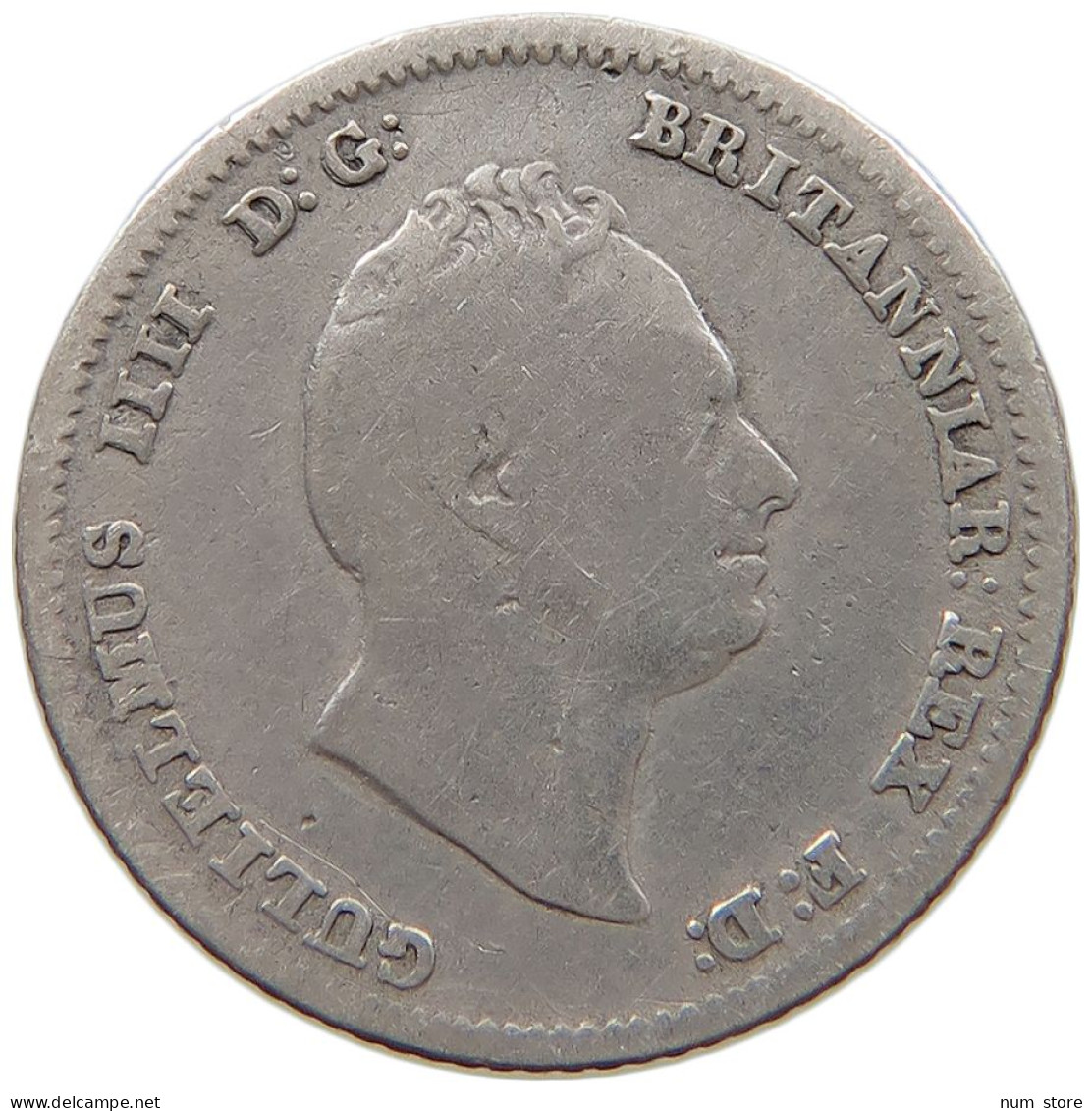 GREAT BRITAIN FOURPENCE 1836 WILLIAM IV. (1830-1837) #MA 021192 - G. 4 Pence/ Groat