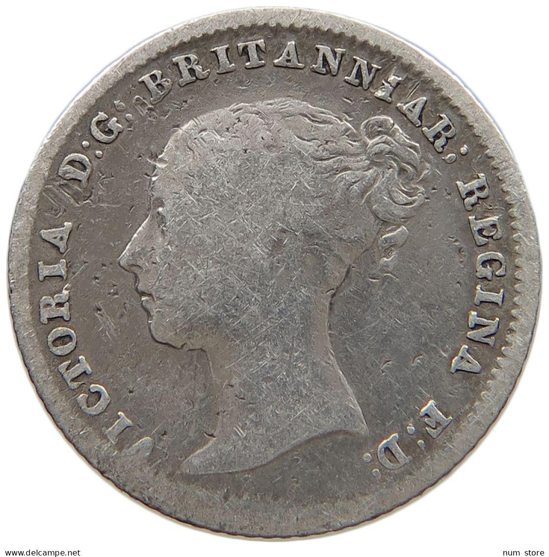 GREAT BRITAIN FOURPENCE 1840 VICTORIA 1837-1901 #MA 024847 - G. 4 Pence/ Groat
