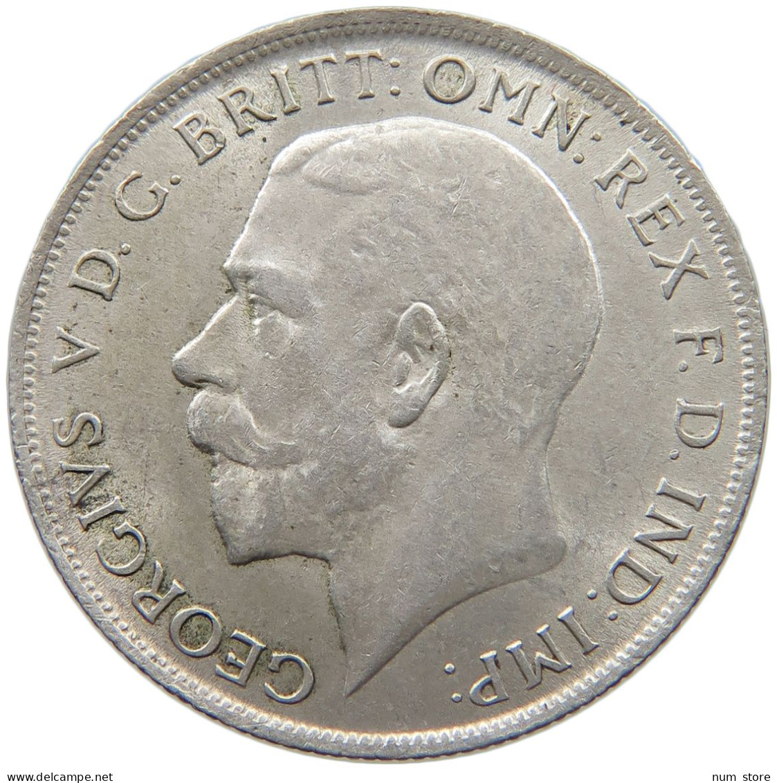 GREAT BRITAIN FLORIN 1921 GEORGE V. #MA 024851 - J. 1 Florin / 2 Shillings