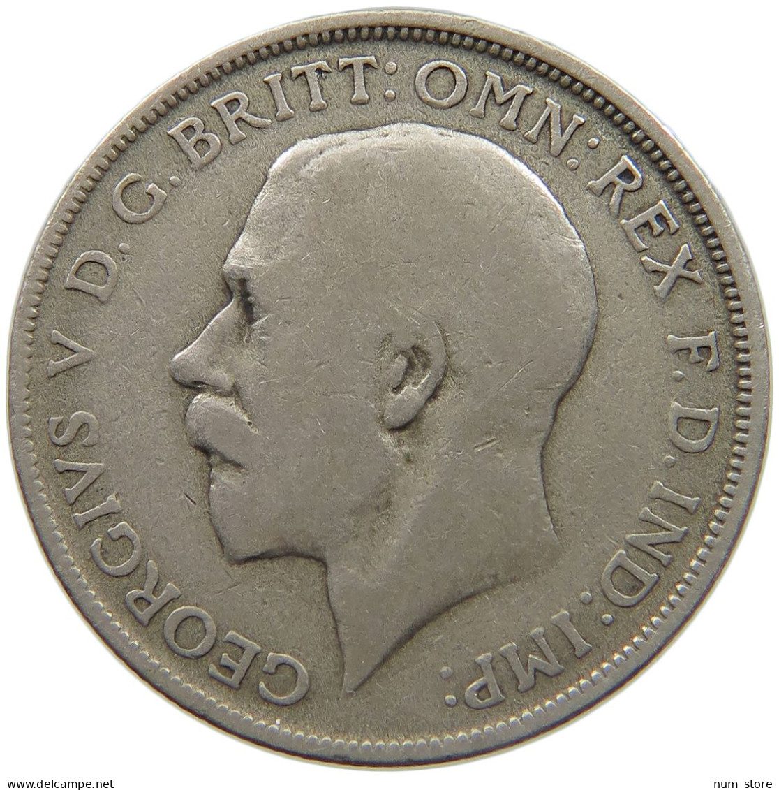 GREAT BRITAIN FLORIN 1920 GEORGE V. (1910-1936) #MA 023349 - J. 1 Florin / 2 Shillings