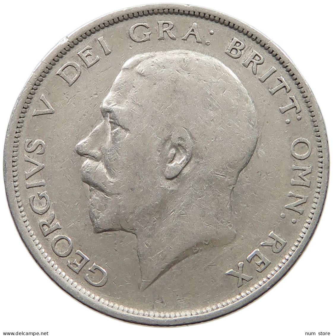 GREAT BRITAIN HALFCROWN 1916 GEORGE V. (1910-1936) #MA 023334 - K. 1/2 Crown