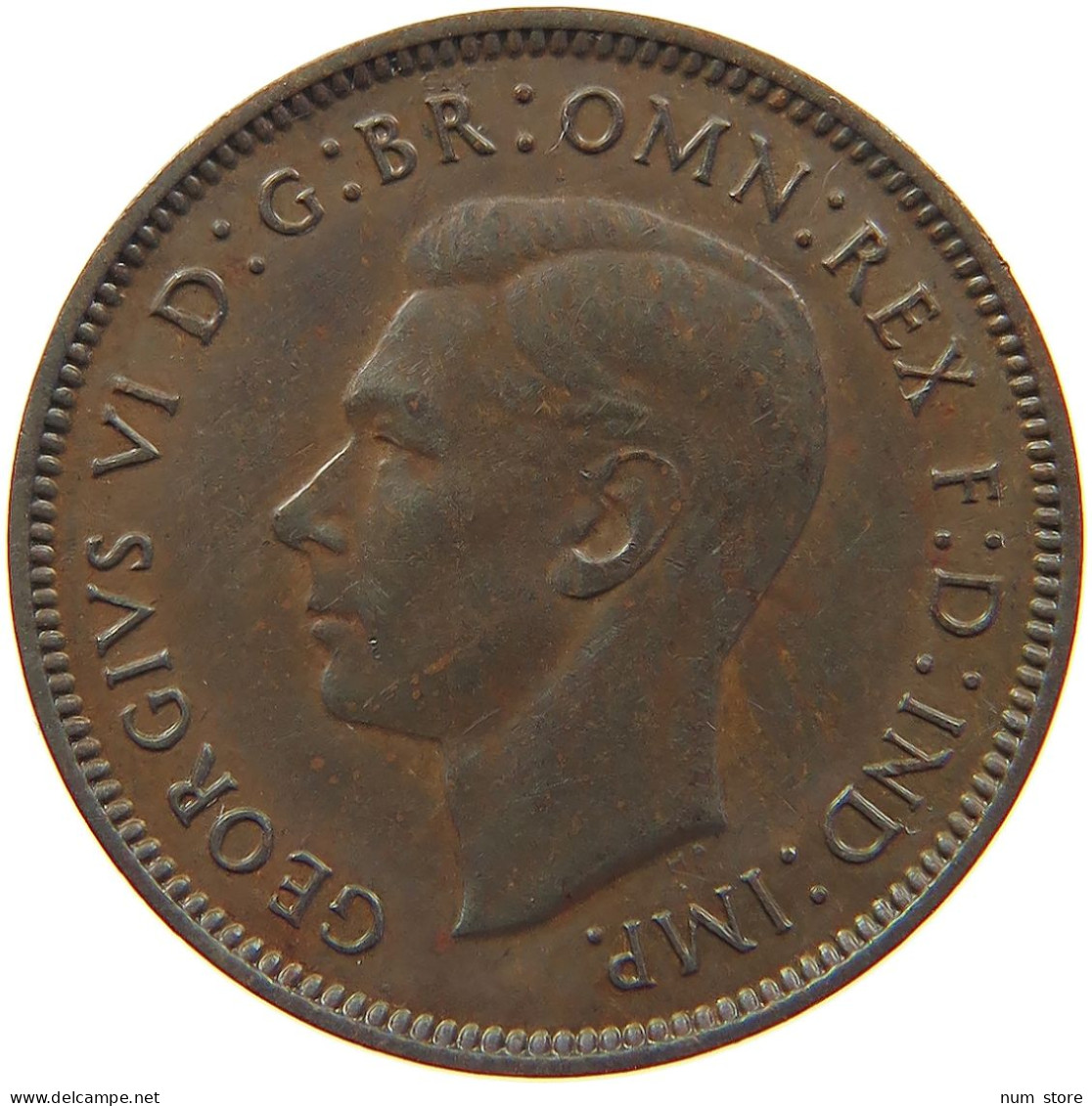 GREAT BRITAIN FARTHING 1941 GEORGE VI. (1936-1952) #MA 067837 - B. 1 Farthing